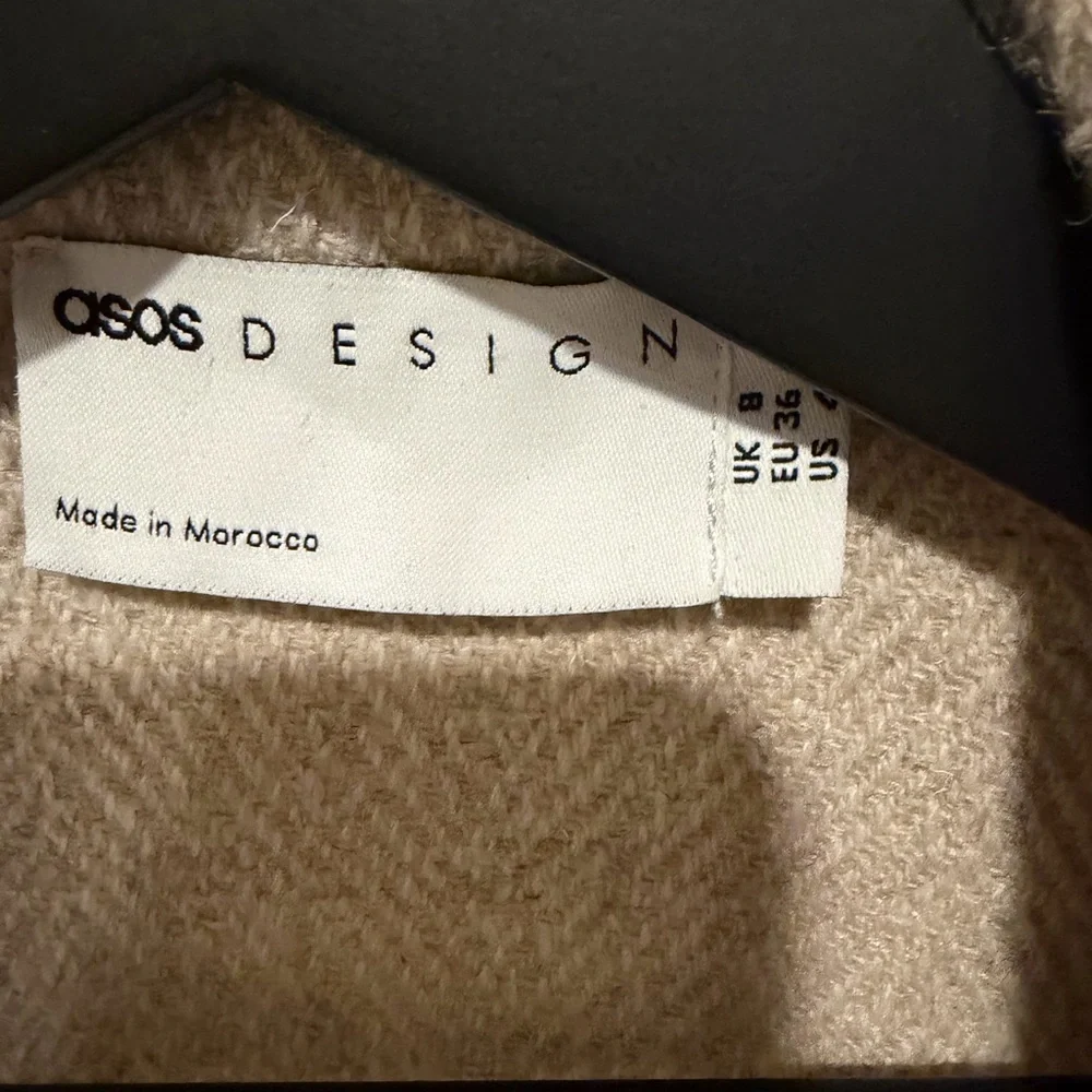 ASOS Cream Utility Jacket - Picture 3 of 4